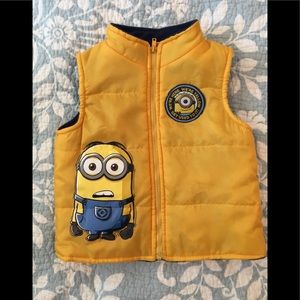 NWOT Despicable Me boys vest